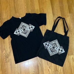 COPY - COPY - COPY - - CHANTAL CLARET — (american lead singer)-t-shirt & bag